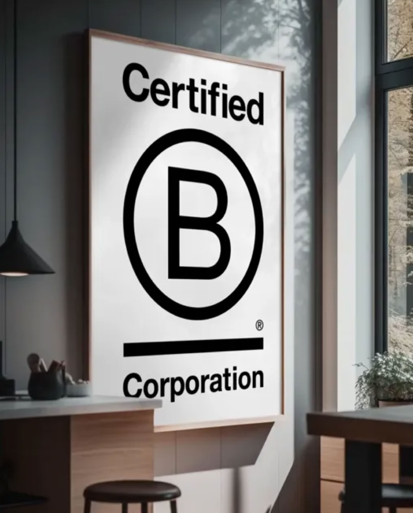 Professional woman in headset working on customer support in an office setting.